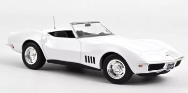 189038	Chevrolet Corvette Convertible 1969 Can Am White	1:18